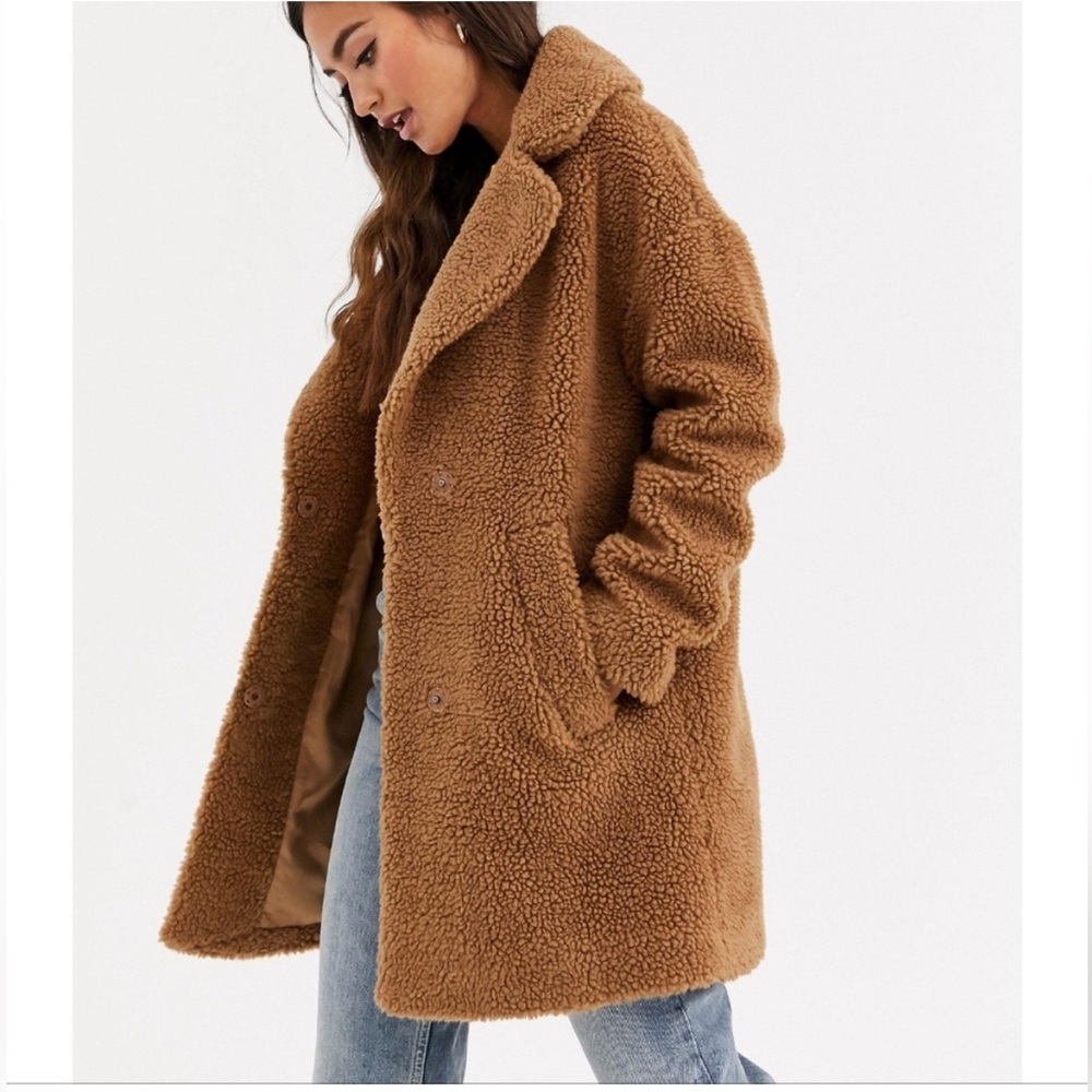 AF Abercrombie & Fitch The Teddy Coat - XXS